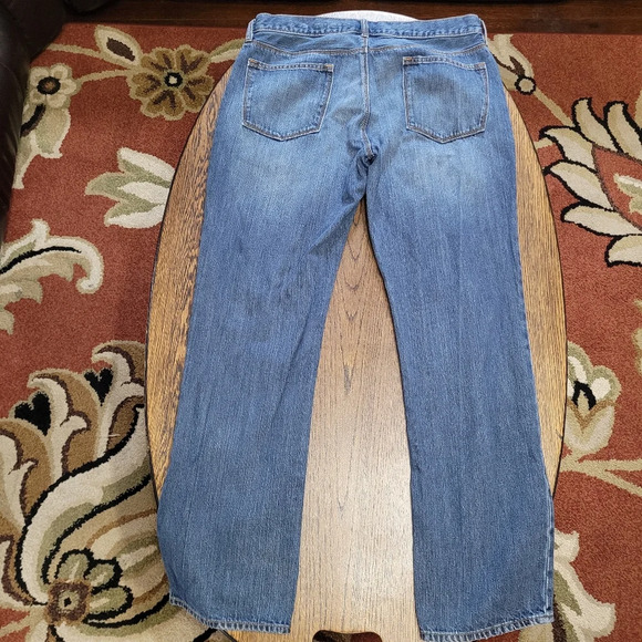 Gap 1969 Premium Straight Leg Jeans Size Men's 35x32 - Picture 4 of 12